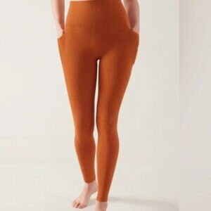 BRAND NEW | Athleta | Salutation Stash Tight | Orange | Medium Tall